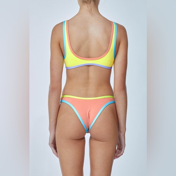 NWT It’s Now Cool 90s DUO Colorful Women's Bikini Set - Picture 6 of 8